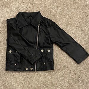 3T Faux Leather Kids Jacket